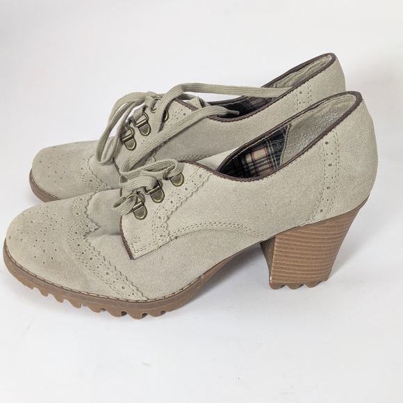 Skechers struts graduate high heel oxford shoes - Picture 7 of 11